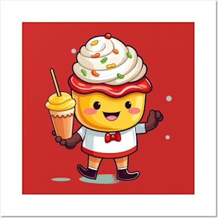 kawaii  junk food T-Shirt cute  funny Posters and Art